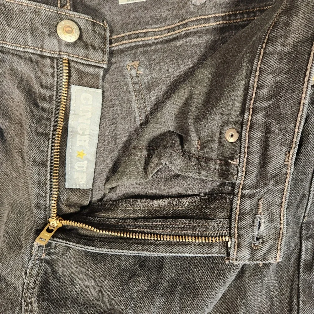Cinch Jeans Men 34x30 Black Excellent Straight Leg Western Denim MB98034012